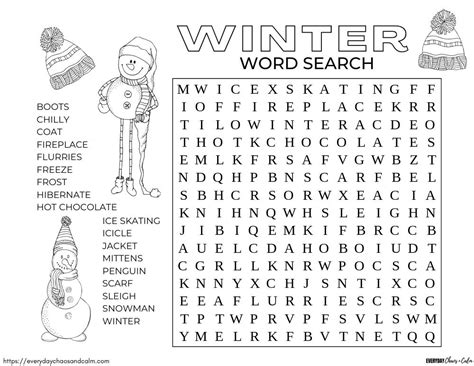 Community & Connection: Sharing the Winter Word Search Joy
