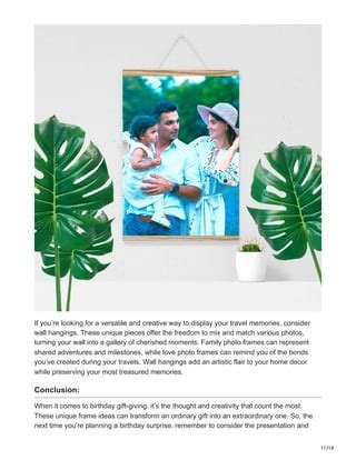 Conclusion: Frame Your Ideas with Flair!