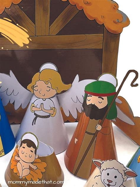 Craft & 3D Printable Nativity Scenes