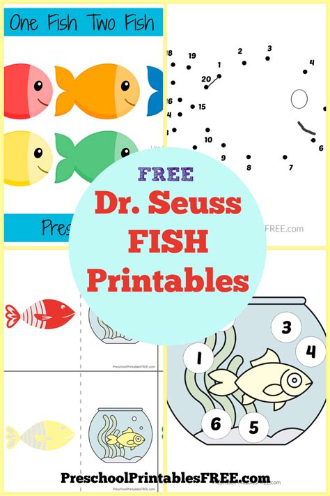 Crafting Adventures: Taking Your "One Fish Two Fish" Printables to the Next Level