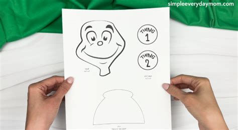 Crafting Chaos: Fun Thing 1 Thing 2 Cutouts & Templates