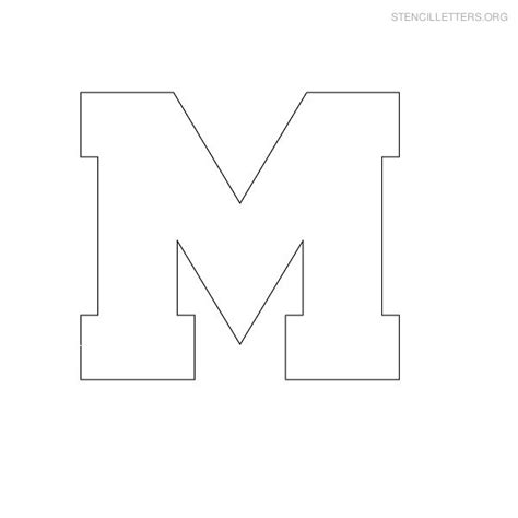 Crafting Magic: Cut-Out & Stencil Block Letter Printables