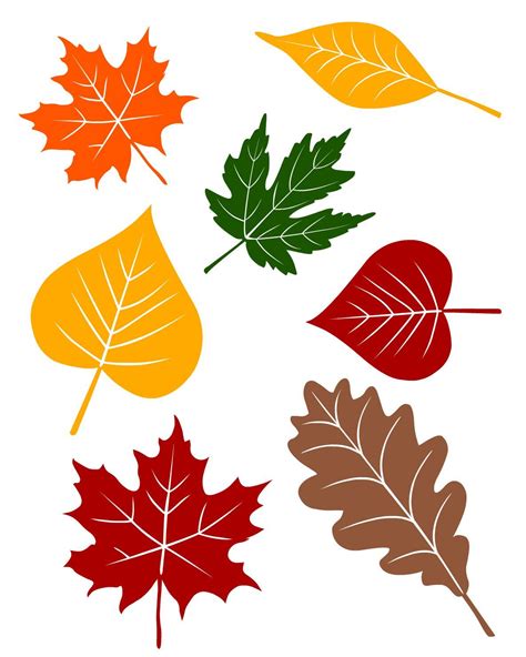 Crafting Wonders: Creative Projects with Printable Colored Leaves