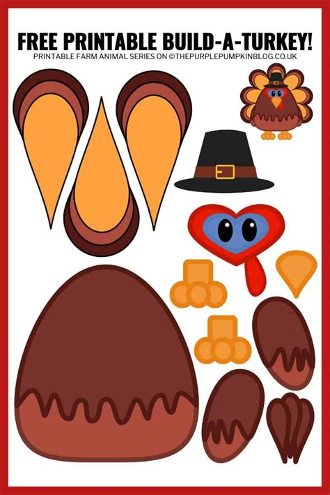 Crafting Wonders: Turkey Cutouts & Templates for DIY Projects