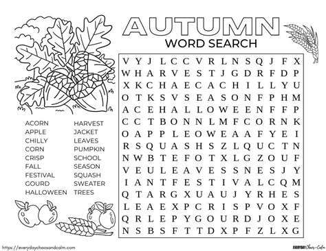 Crafting Your Own: The Joy of DIY Fall Word Searches
