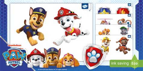 Crafts & Cut-Outs: DIY Paw Patrol Fun