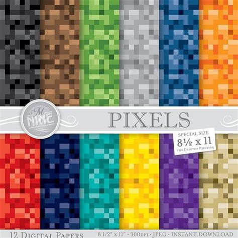 Creative Ideas & Projects for Your Pixelated Paper Printable 18