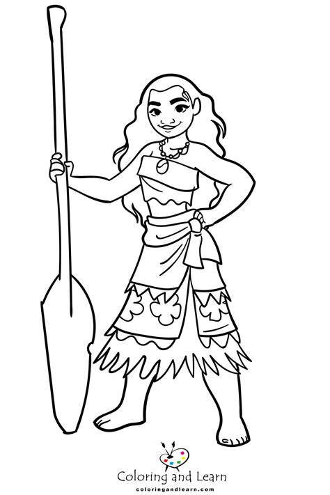 Creative Moana Coloring Challenges: For the Brave Little Artists