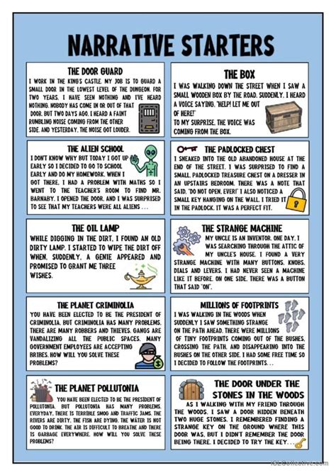 Creative Rhyming Story & Poem Starters Printables: Nurturing Narrative Skills