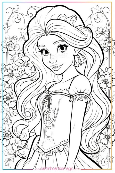 Creative Ways to Use Rapunzel Coloring Pages: Beyond the Booklet