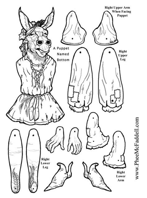 Creepy Character Cut-Outs & Puppets