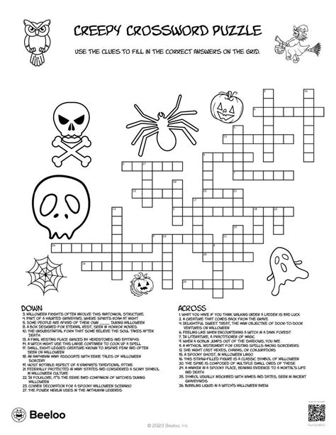 Creepy Crossword Challenges: Brain-Teasing Fun for Clever Ghouls