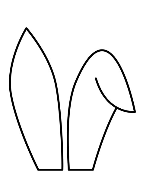 Cute Bunny Face & Ear Templates: Wearable Fun!