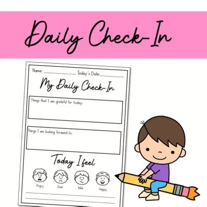 Daily Check-In Tools: Visual Supports for Self-Awareness