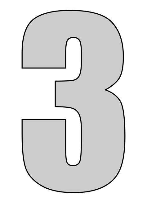Decorative & Crafty Number 3 Templates: Beyond the Classroom