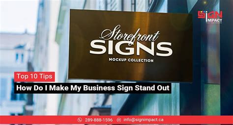 Design & Display Tips: Making Your Sign Stand Out (Positively!)