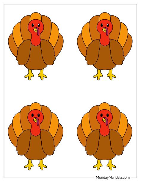 Designing Your Feathered Friend: Styles & Variations of Printable Turkeys