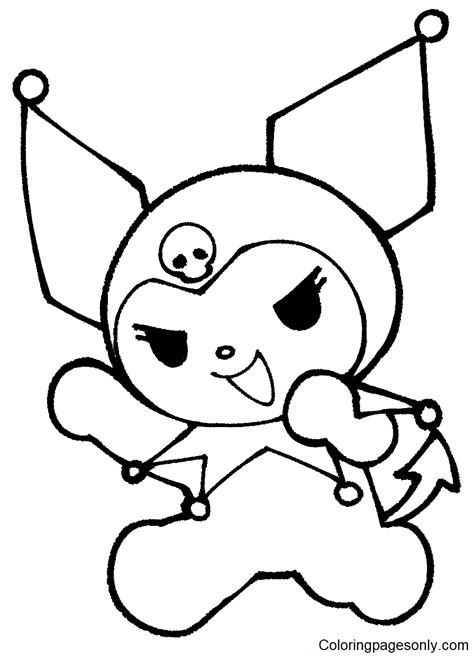 Detailed & Intricate Kuromi Designs for Older Colorists: A Challenge for the Masters