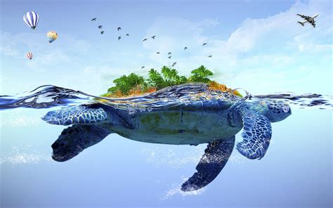 Digital Deep Dives: Sea Turtle Backgrounds & Wallpapers