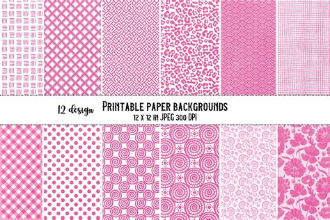 Digital Paper & Backgrounds for Scrapbooking & More