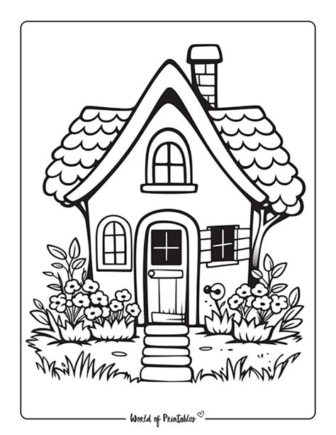 Discover Your Dream Dwellings: Categories of House Coloring Printables