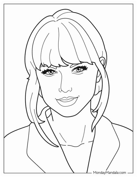 Discover Your Eras: Categories of Printable Taylor Swift Coloring Pages