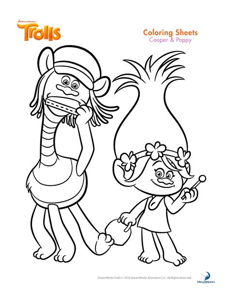Discover Your Favorite Trolls Coloring Pages Printable Categories!