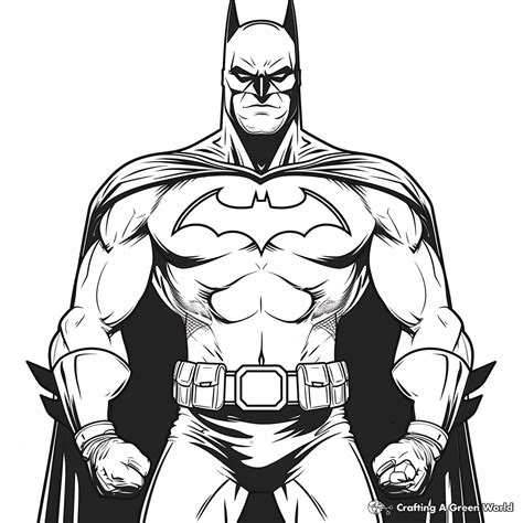 Discover Your Inner Artist: Incredible Batman Coloring Sheet Categories