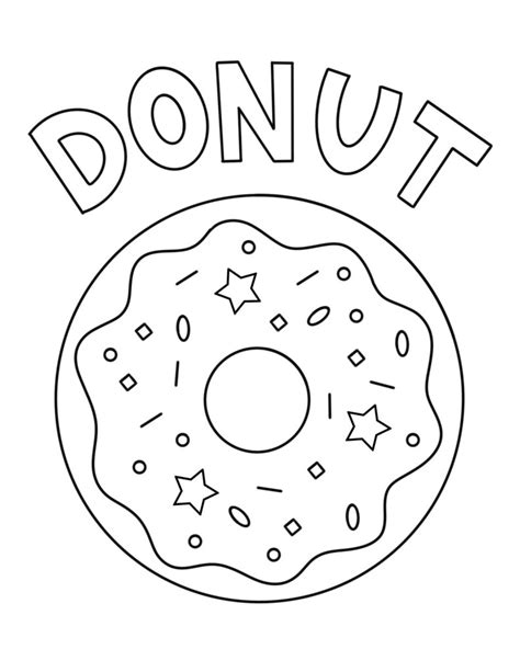 Discover Your Perfect Donut Coloring Page Printable Style