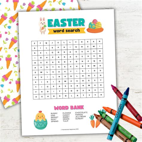 Discover Your Perfect Easter Word Search Printable