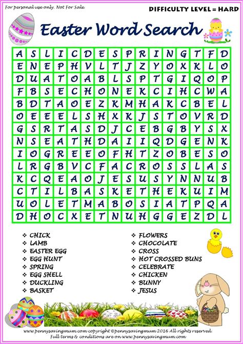Discover Your Perfect Easter Word Search Puzzle