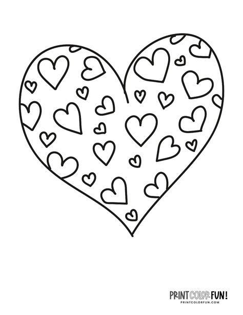 Discover Your Perfect Heart: Categories of Free Printable Heart Coloring Pages