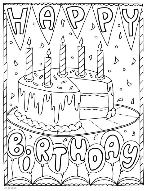 Discover Your Perfect Printable Birthday Coloring Pages