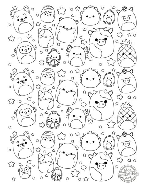 Discover Your Perfect Printable Squishmallows Coloring Page Collection!