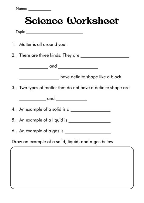 Discovering Diverse Worlds: Categories of Printable Science Worksheets for Grade 3