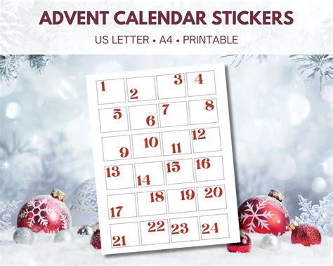 Discovering Your Perfect Printable Advent Calendar Style
