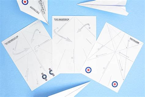 Distance Dominators: Printable Paper Airplane Templates for Record Flights