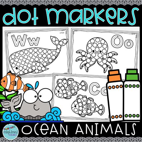Dive In: Creative Ideas & Themes for Dot to Dot Marker Printables