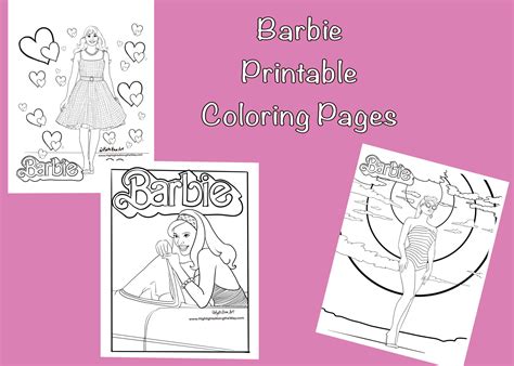 Dive into Delight: Our Top Barbie Printable Coloring Sheet Categories