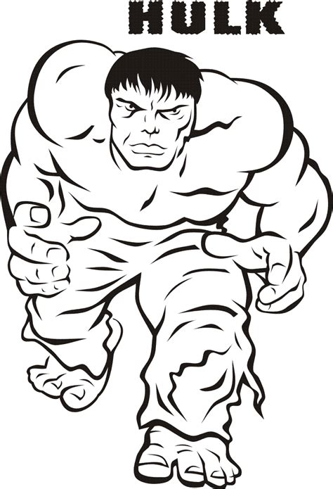 Dive Into Dynamic Designs: Categories of Hulk Printable Coloring Pages
