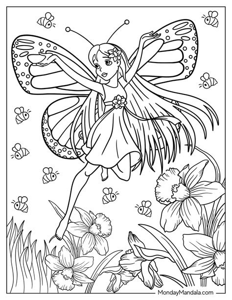 Dive into the Enchanted World: Categories of Printable Fairy Coloring Pages