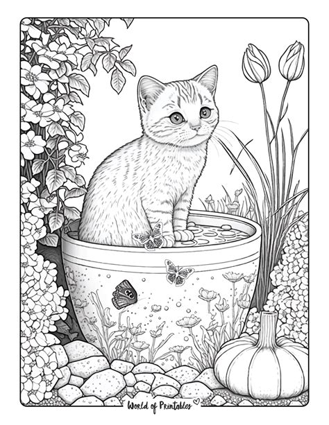 Dive Into The Feline Fun: Categories of Cat Coloring Page Printables