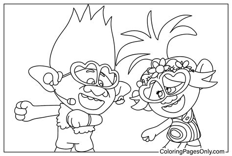 Dive into the Trolls Universe: Categories of Printable Coloring Fun