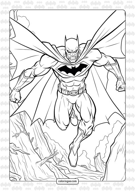 Dive Into the World of Batman Coloring Pages
