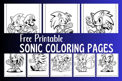 Dive into the World of Free Sonic Printable Coloring Pages: Our Top Categories!