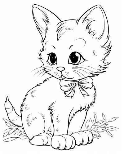 Dive into the World of Printable Kitten Coloring Pages