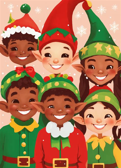 Diverse Elf Characters & Styles: Celebrating Global Festive Spirit