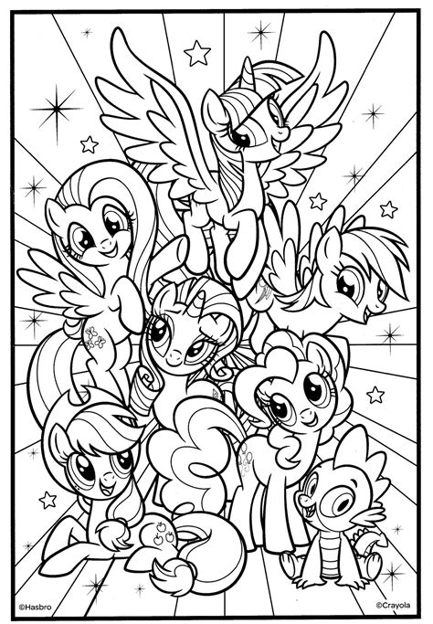 Diverse Worlds to Explore: Your My Little Pony Colouring Page Categories