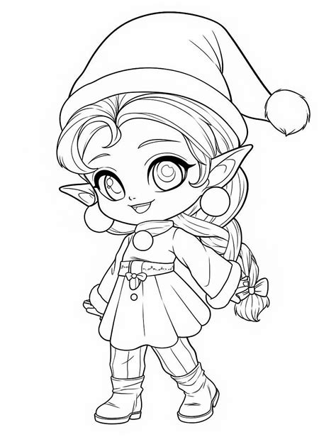 DIY & Craft-Inspired Elf Coloring Sheet Printables: Beyond the Page