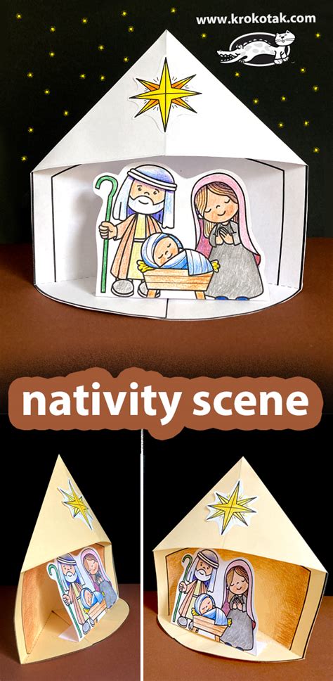 DIY & Customizable Printable Nativity Components: Your Personal Touch